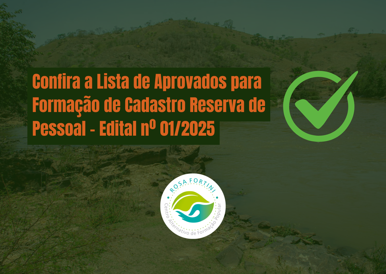 Confira a Lista de Aprovados para Formação de Cadastro Reserva de Pessoal – Edital nº 01/2025